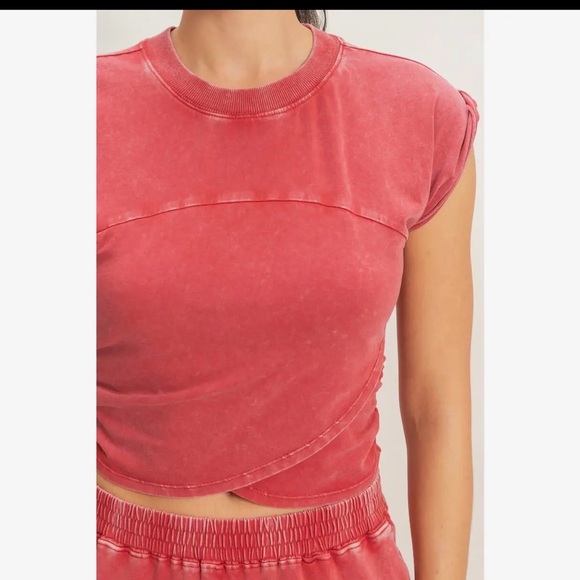 Relaxed High-Rise soft Jogger Pants - Rose - Picture 6 of 6